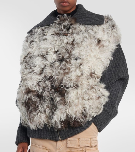 The Big Chill shearling and wool jacket