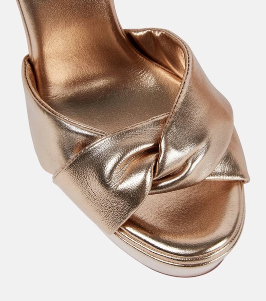 Olie 140 leather platform sandals