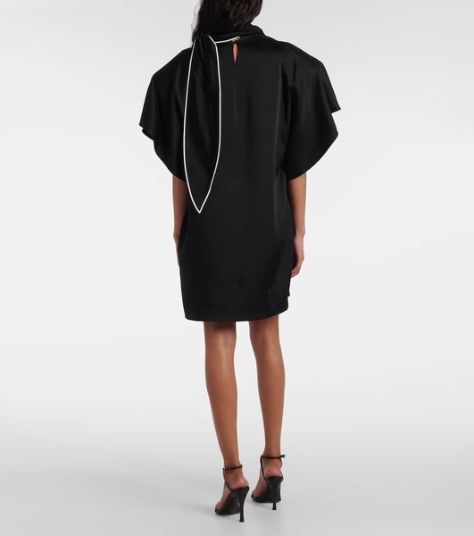 Draped minidress