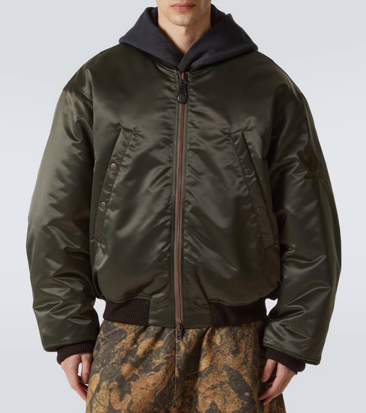 Logogram bomber jacket
