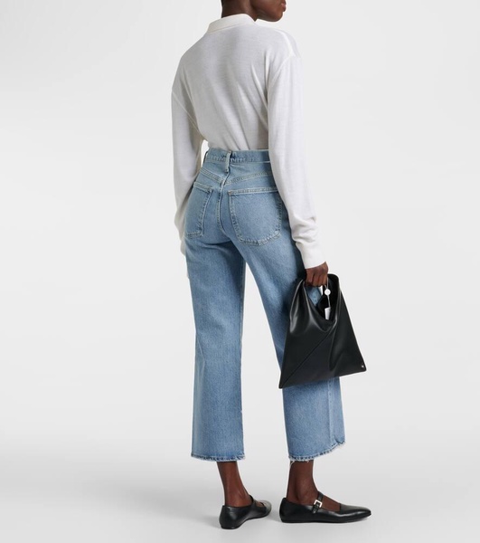 Harper straight cropped jeans