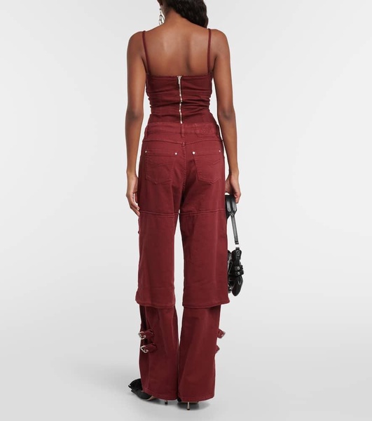 Mid-rise boyfriend jeans