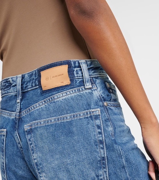 Mari high-rise wide-leg jeans