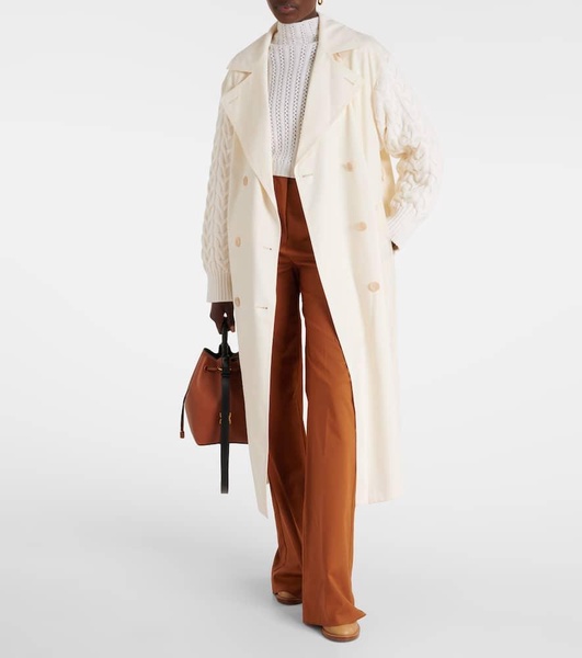 Cicladi wool trench coat