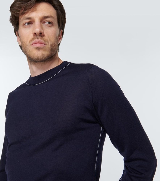 Work in Progress seam-detail wool sweater