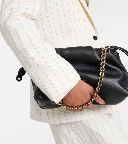 Pinstripe linen and cotton blazer