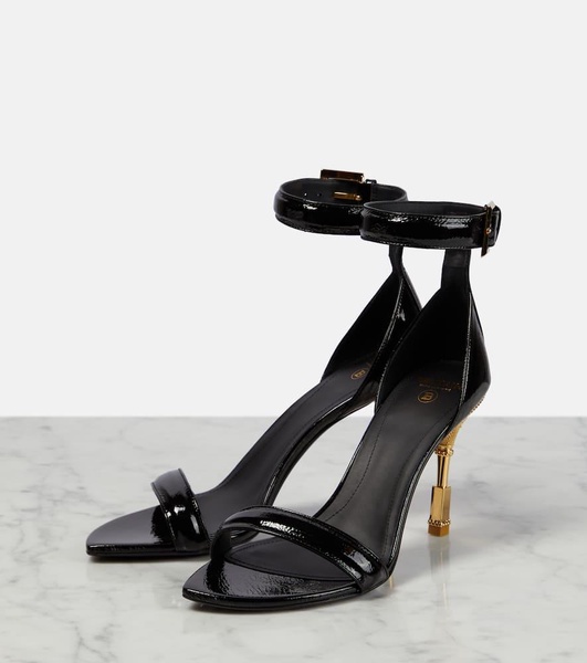 Moneta patent leather sandals
