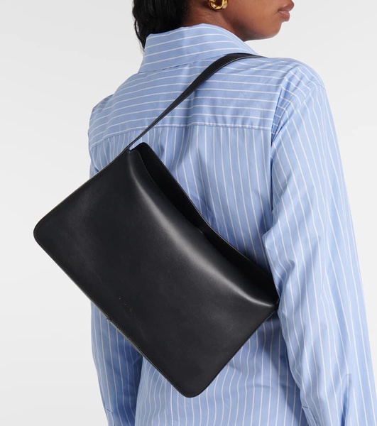 Soft leather shoulder bag