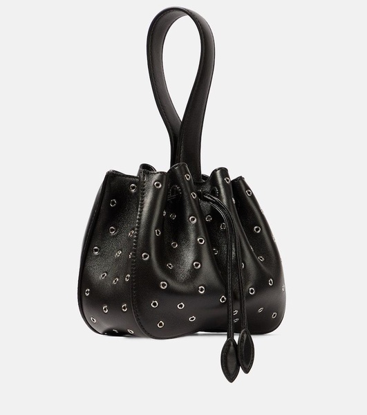 Rose Marie Mini embellished leather clutch