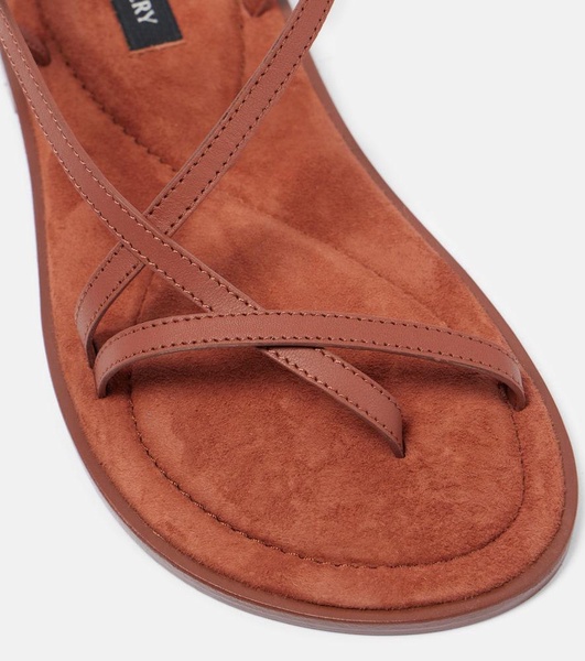 Edna suede thong sandals