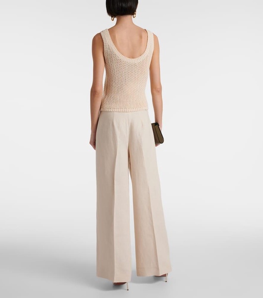 Arrigo knit cotton-blend tank top
