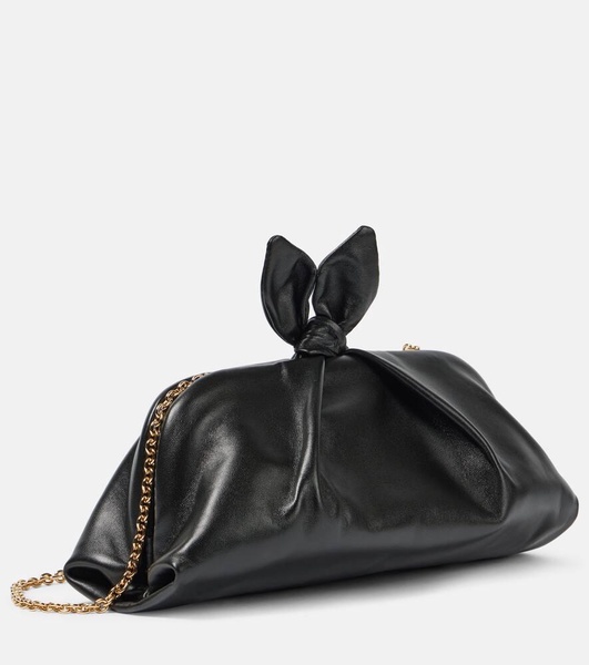 Bow Tie Small leather clutch