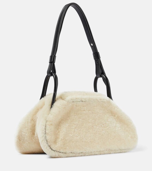 Gemini Small shearling shoulder bag