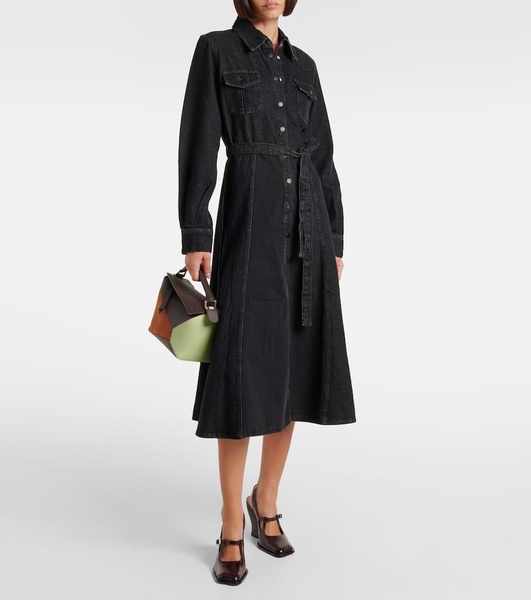 Marseille denim shirt dress