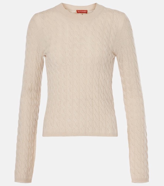 Milla cable-knit cashmere sweater