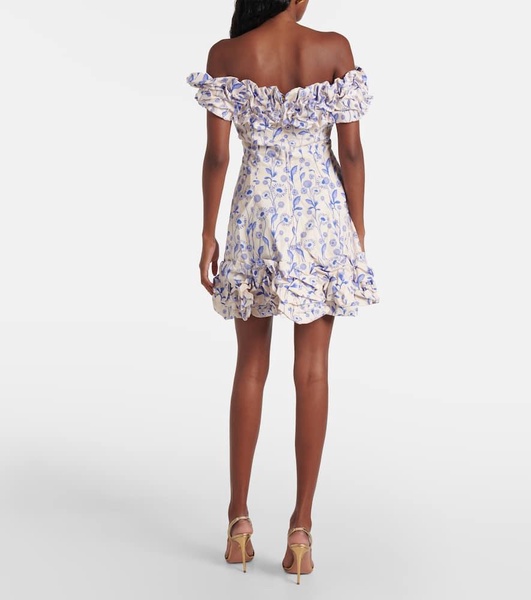 Jardin Petalo cotton poplin minidress