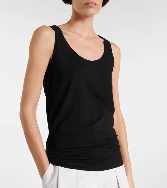 Cotton-blend tank top