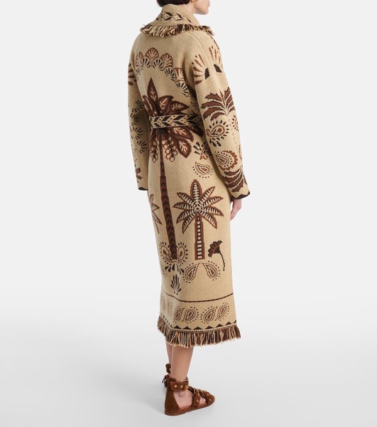 Wild Wonder wool and cotton cardigan