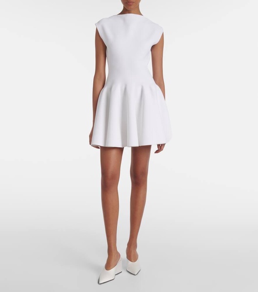 Pleated minidress