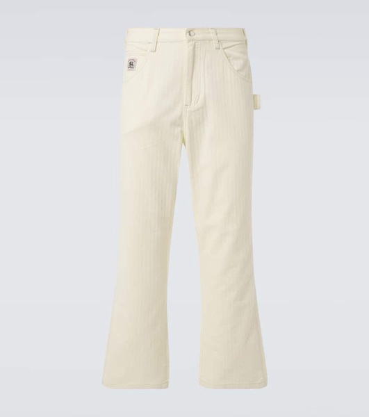 Cotton straight pants