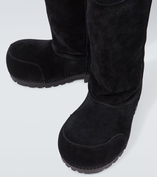 Alaska Fur High suede boots
