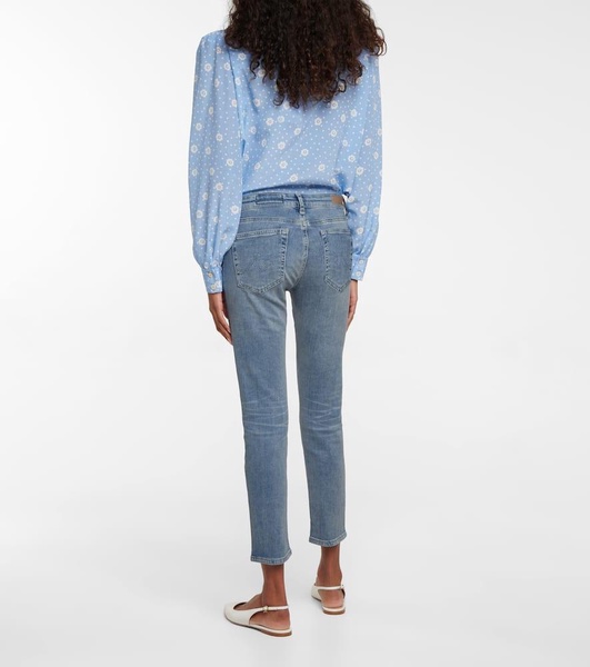 Prima Crop mid-rise skinny jeans