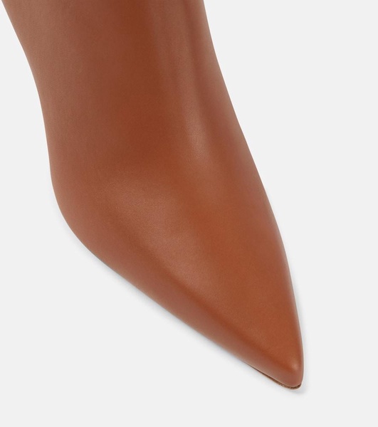 Leather ankle boots