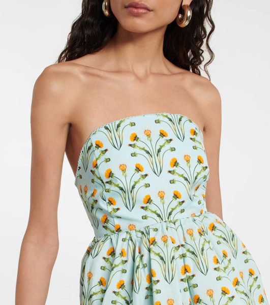 Manzanilla floral cotton minidress