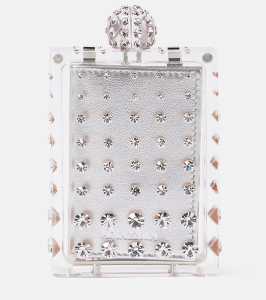 Tequila Mini crystal-embellished clutch