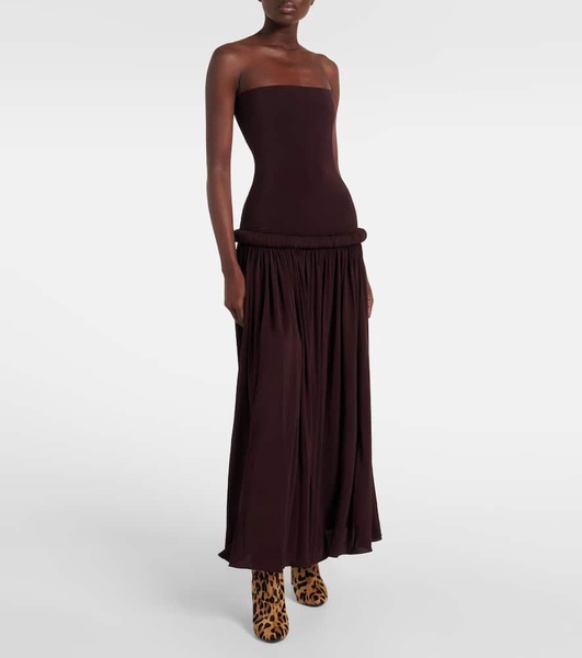 Decollete 90 calf hair over-the-knee boots
