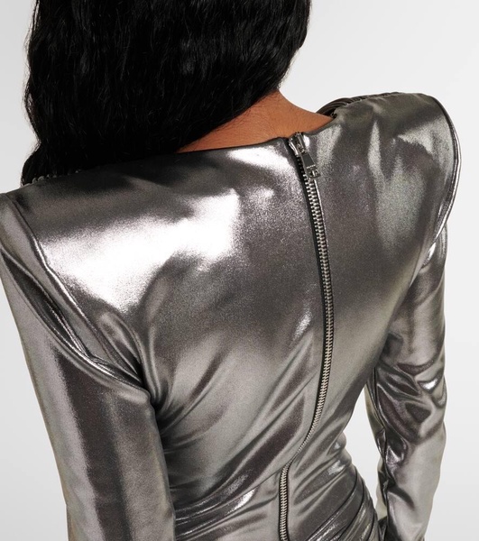 Draped minidress