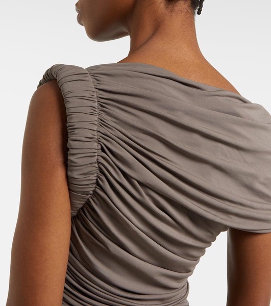 Asymmetric midi dress