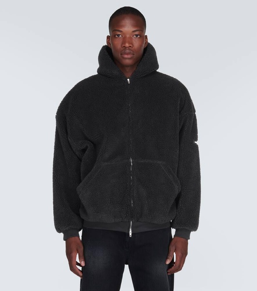 Oversized fleece hoodie