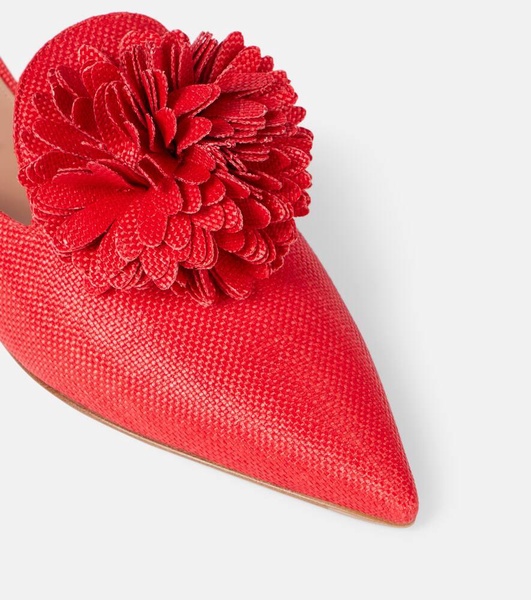 Couturier appliqué mules