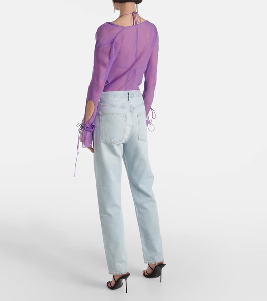 90's mid-rise straight jeans