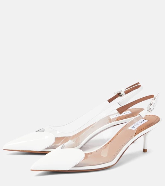 Cœur slingback pumps