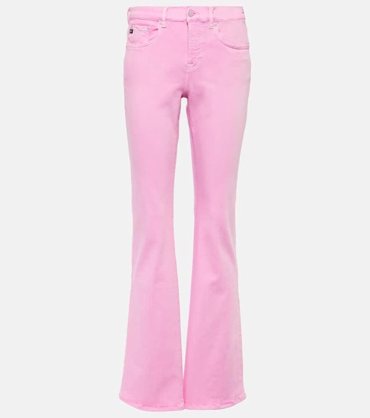 Sophie cotton-blend bootcut pants