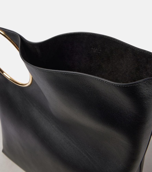 Ring XL leather tote bag