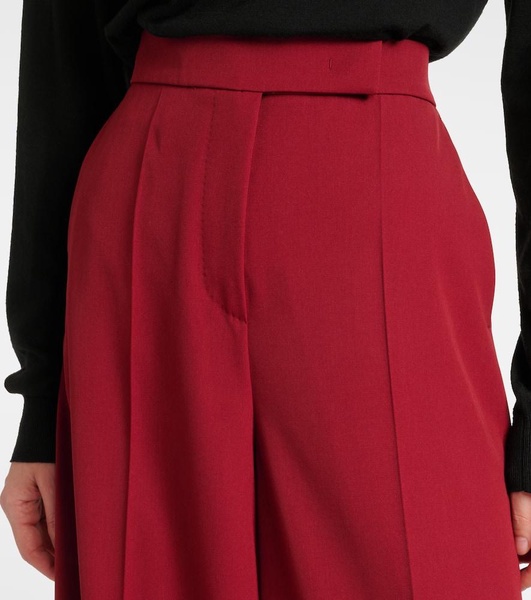 Ninfa virgin wool gabardine palazzo pants