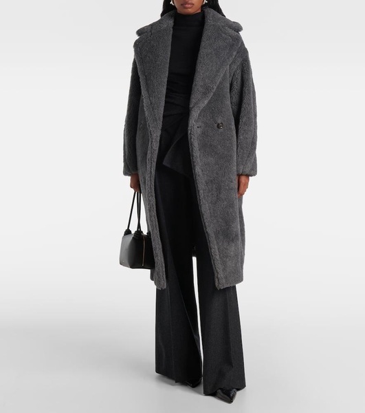 Teddy Bear Icon wool and silk-blend teddy coat