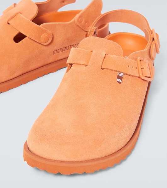 Tokio Cazador suede clogs