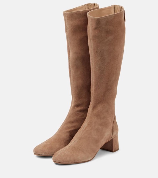 Saint Honore 50 suede knee-high boots
