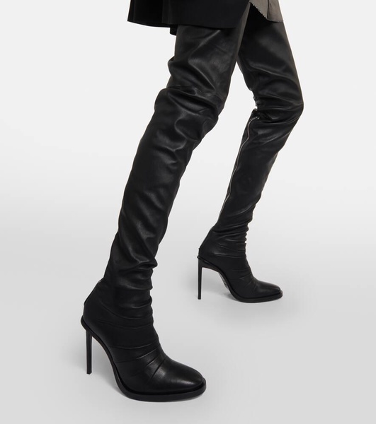 Adna over-the-knee leather boots