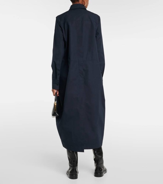 Cotton shirt dress