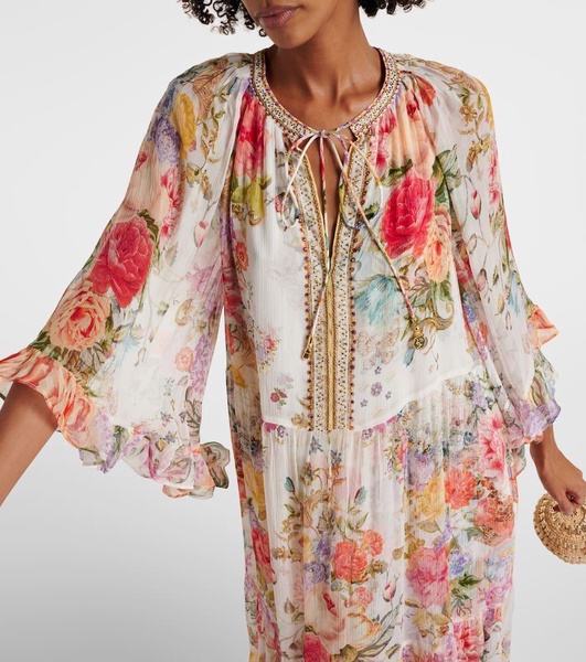 Sew Yesterday silk maxi dress