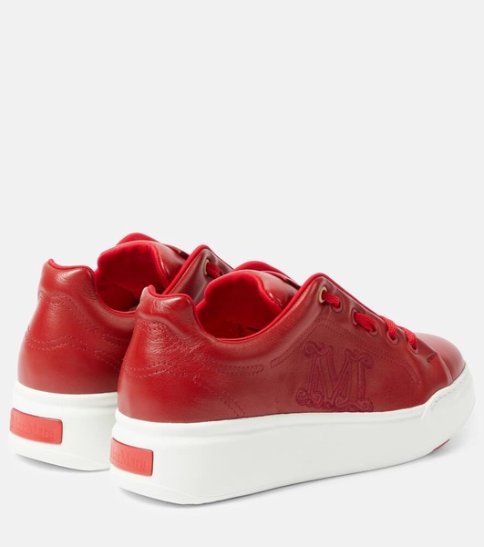 Maxi leather sneakers