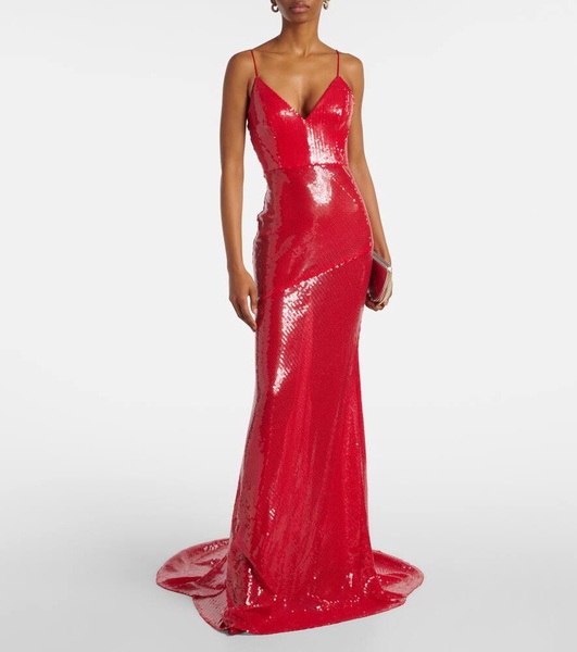 Sequined gown
