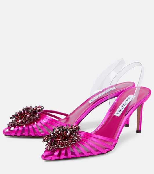 Crystal Margarita slingback pumps