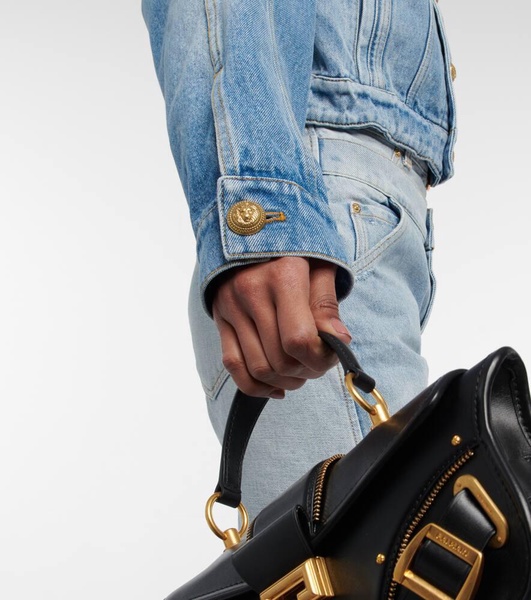 Cropped denim jacket