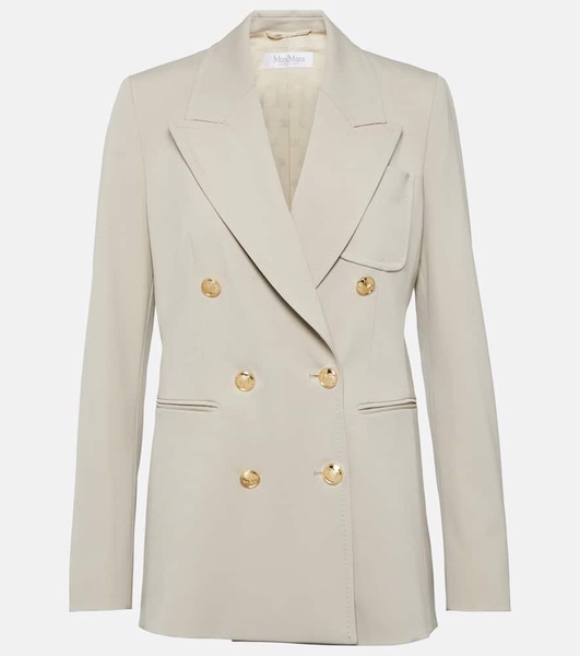 Reale wool gabardine blazer
